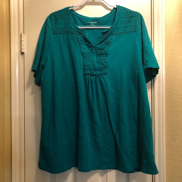 Catherine’s Touch of Lace Tee - Picture 2 of 5